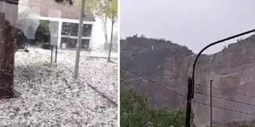 Consecuencias de la tormenta de granizo en San Rafael