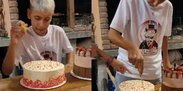 La familia de un hincha de River le hizo una broma pesada con la torta de su cumpleaños y se hizo viral