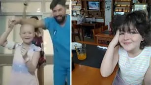 La emotiva historia de Milena, la niña que festejó el fin de la quimioterapia y se volvió viral con un video