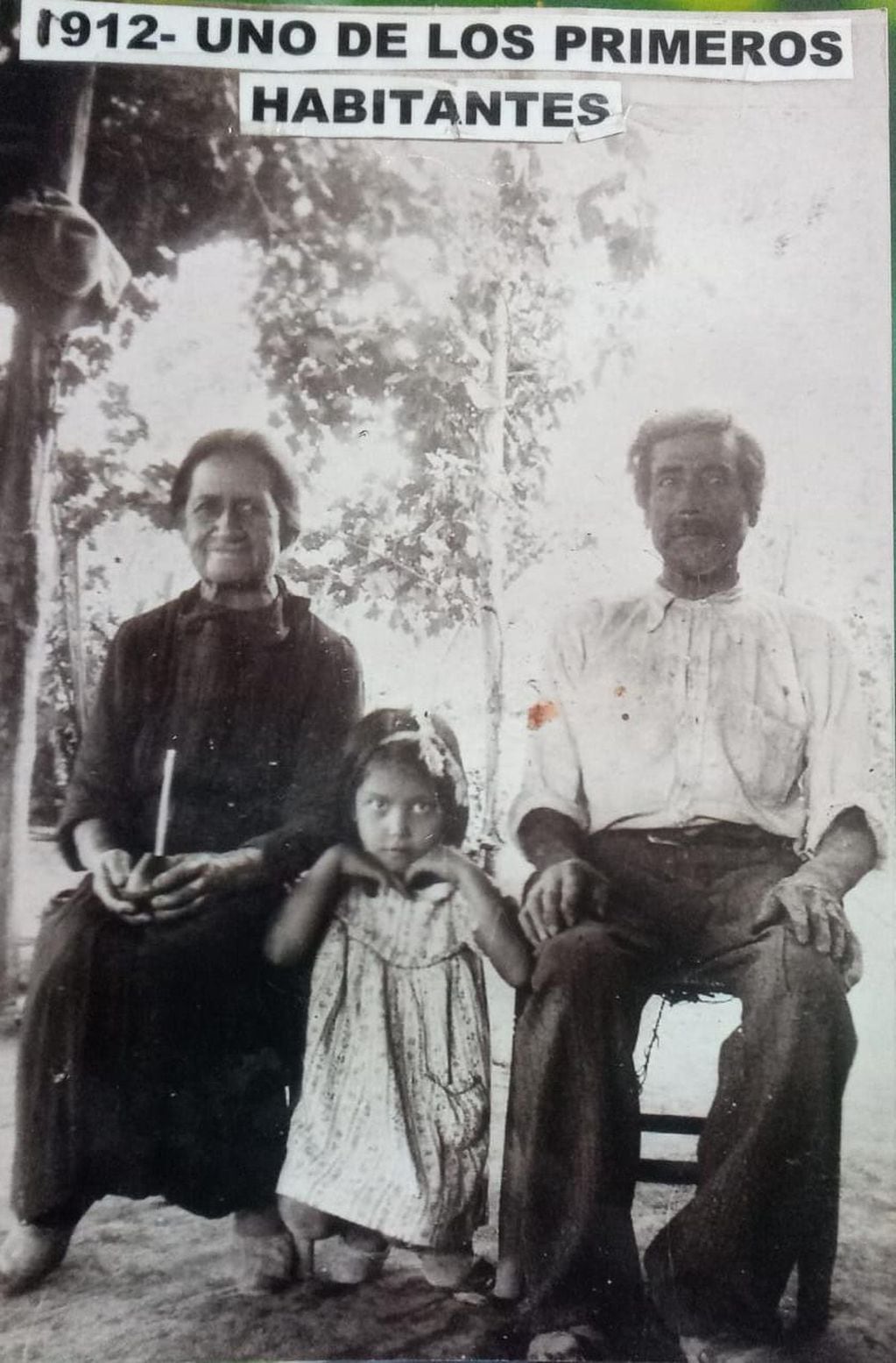 Manuel Chalabe recolectó imágenes del pueblo desde el siglo XIX hasta la actualidad. Los primeros pobladores. Archivo Manuel Chalabe.