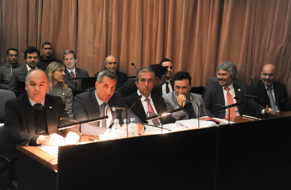 Los fiscales que argumentan contra Cristina Kirchner en la causa Vialidad. Fotos: Federico Lopez Claro