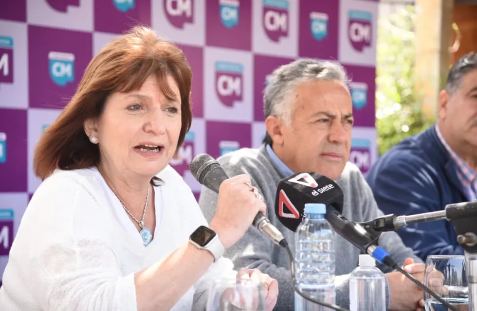 Patricia Bullrich, presidenta del PRO, podría intervenir el Pro para que firme la alianza con la UCR y los otros partidos en Cambia Mendoza.
