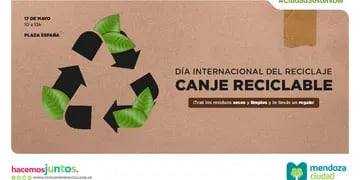 Día Internacional el Reciclaje en la plaza España de Ciudad
