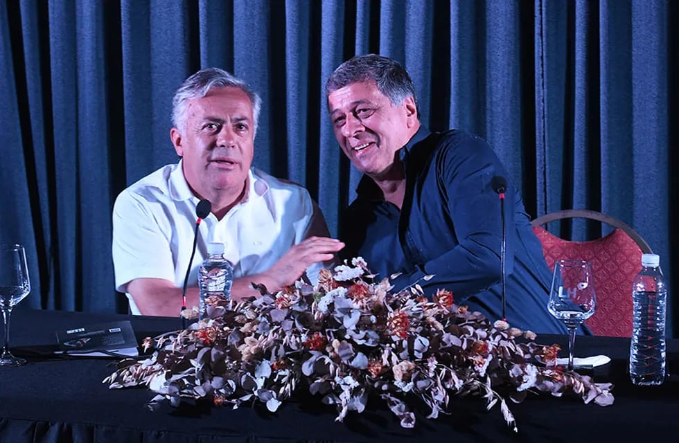 Alfredo Cornejo y Daniel Orozco juntos, cuando eran aliados
Foto: José Gutierrez / Los Andes