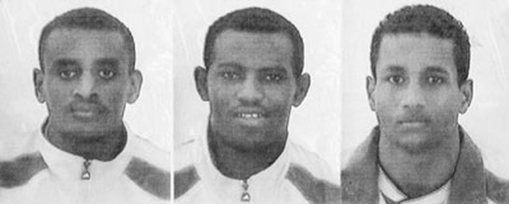 Los 3 futbolistas etíopes que se escondieron en Argentina luego del Mundial Sub 20 de 2001 para evitar ser fusilados. Foto: Twitter