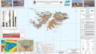 El SEGEMAR presentó el nuevo mapa geológico de las Islas Malvinas