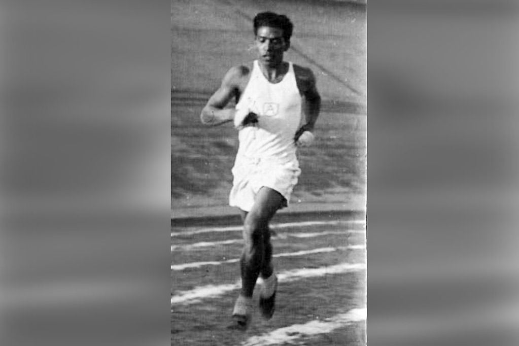 Guiñez. El atleta olímpico mendocino ayudó a Cabrera a ganar el oro en 1948. / Archivo Los Andes
