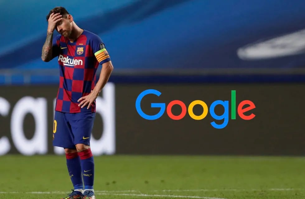 La salida de Messi del Barcelona revolucionó Google y Youtube.