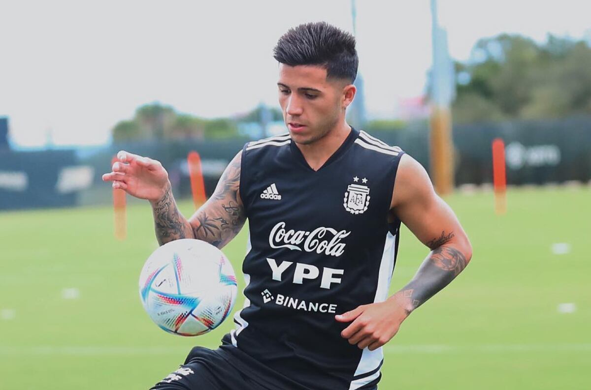 Enzo Fernández podría debutar ante Honduras