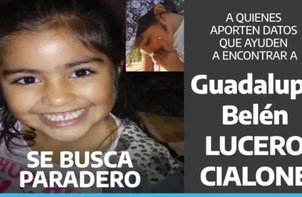 Caso Guadalupe Lucero: SIFEBU actualizó la foto de la nena