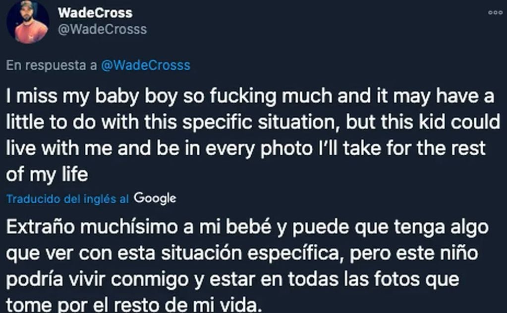 Tras el comentario de Wade Cross, miles de usuarios repudiaron a la mujer en sus redes sociales que la llevó a cerrar sus cuentas. 