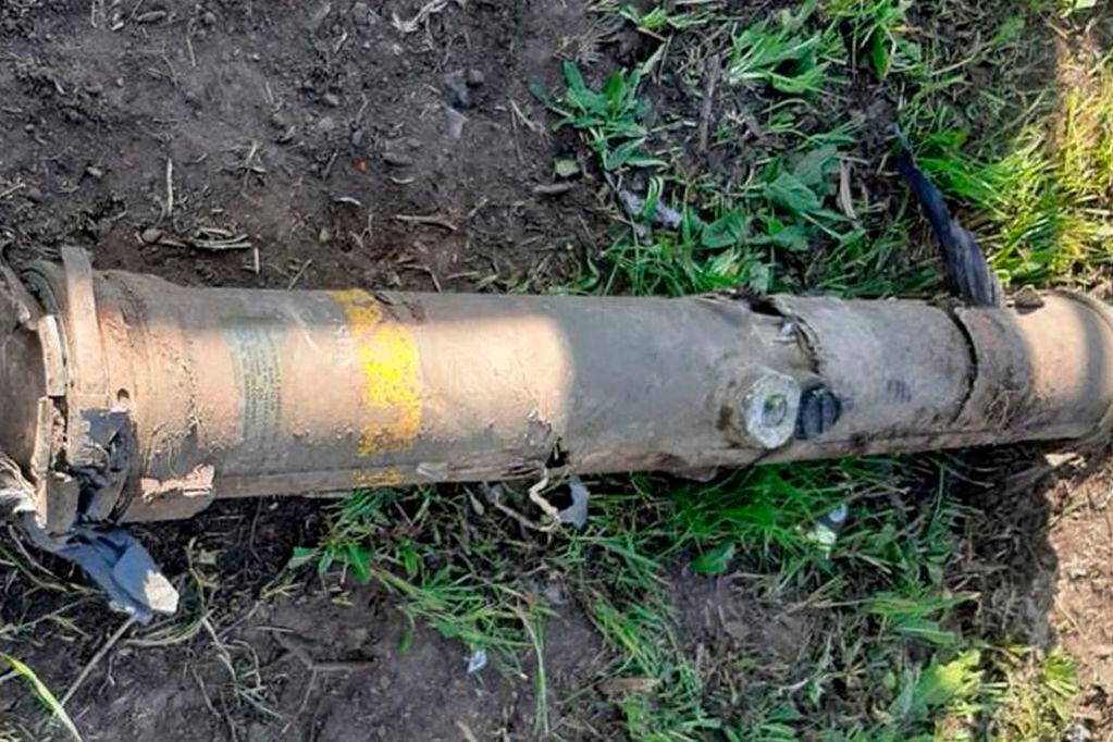 El misil encontrado en La Plata, robado en 2015 del Ejército.
