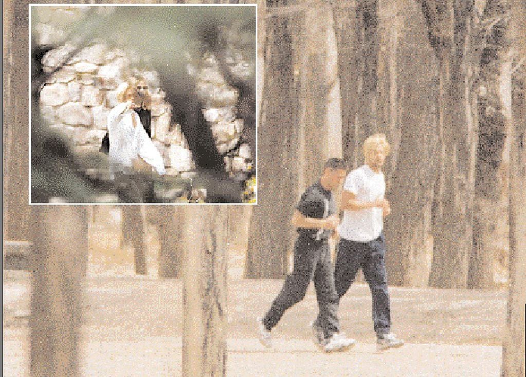 Fotografías capturadas en la llegada de Brad Pitt y su entrenamiento previo al rodaje. 