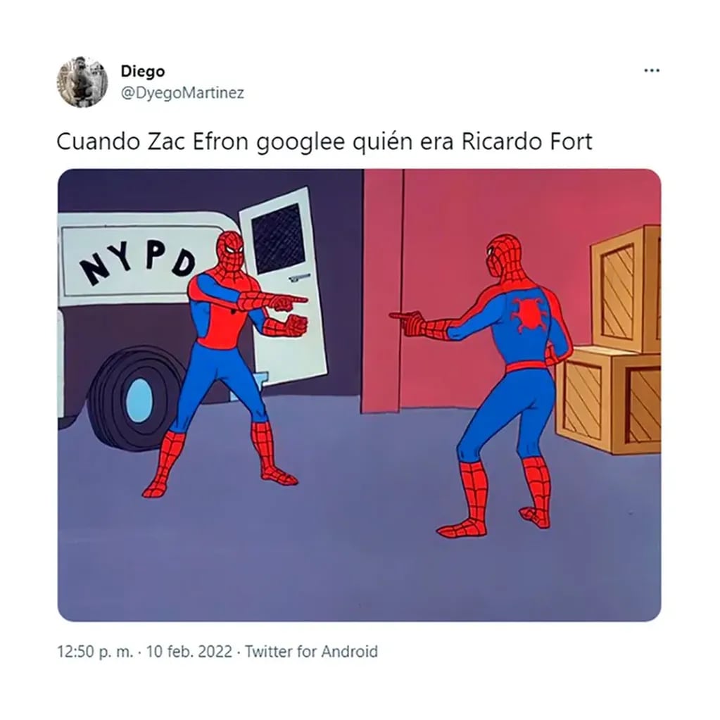 Los memes más ingeniosos sobre el parecido de Zac Efron y Ricardo Fort