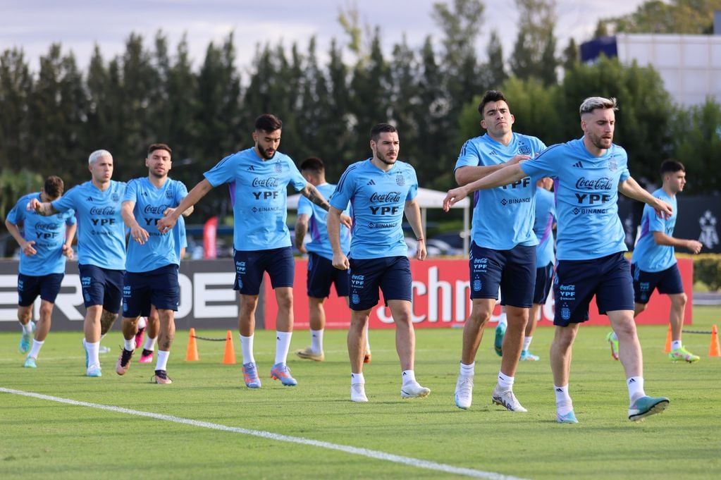 La Selección Argentina se prepara para el amistoso ante Panamá / Prensa Selección Argentina.