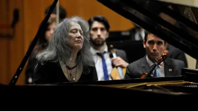 Martha Argerich, ovacionada en la Sala de las Américas (Facundo Luque)