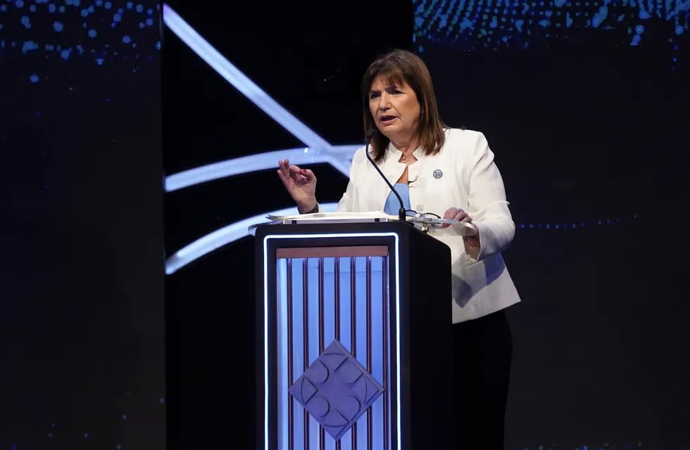 Patricia Bullrich en el debate 2023 (Foto: Maxi Failla / Clarín)