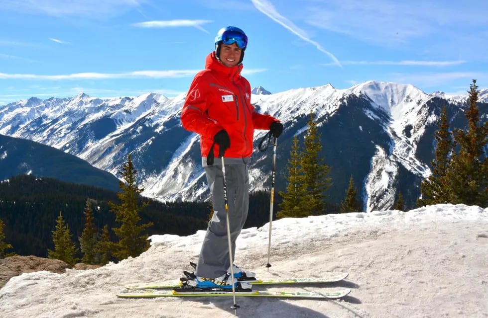 La historia del mendocino que hizo del esquí un estilo de vida en las pistas de Aspen 