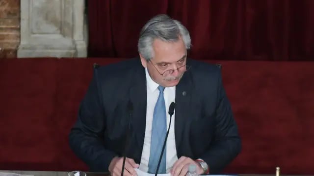 Alberto Fernández inaugura las sesiones del Congreso