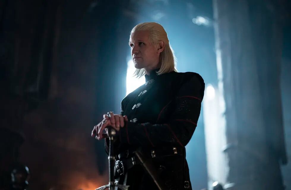 Matt Smith como el príncipe Daemon Targaryen (HBO Max)