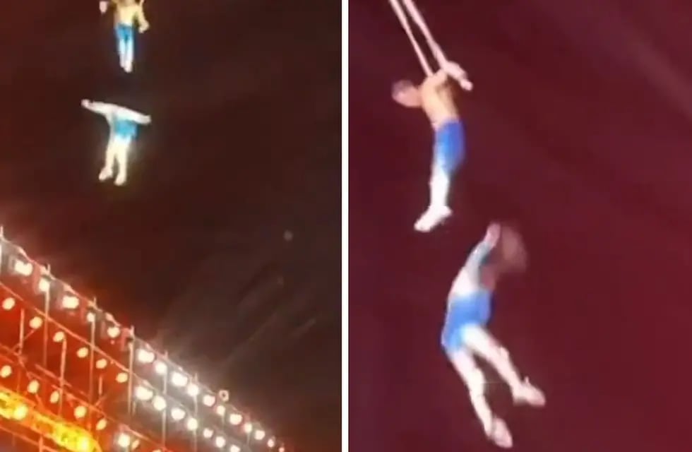 Tragedia en China: Una trapecista cayó de 9 metros de altura y murió en pleno show
