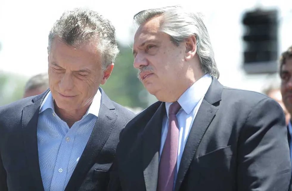 Mauricio Macri y Alberto Fernández, en una imagen de 2019. Archivo / Los Andes