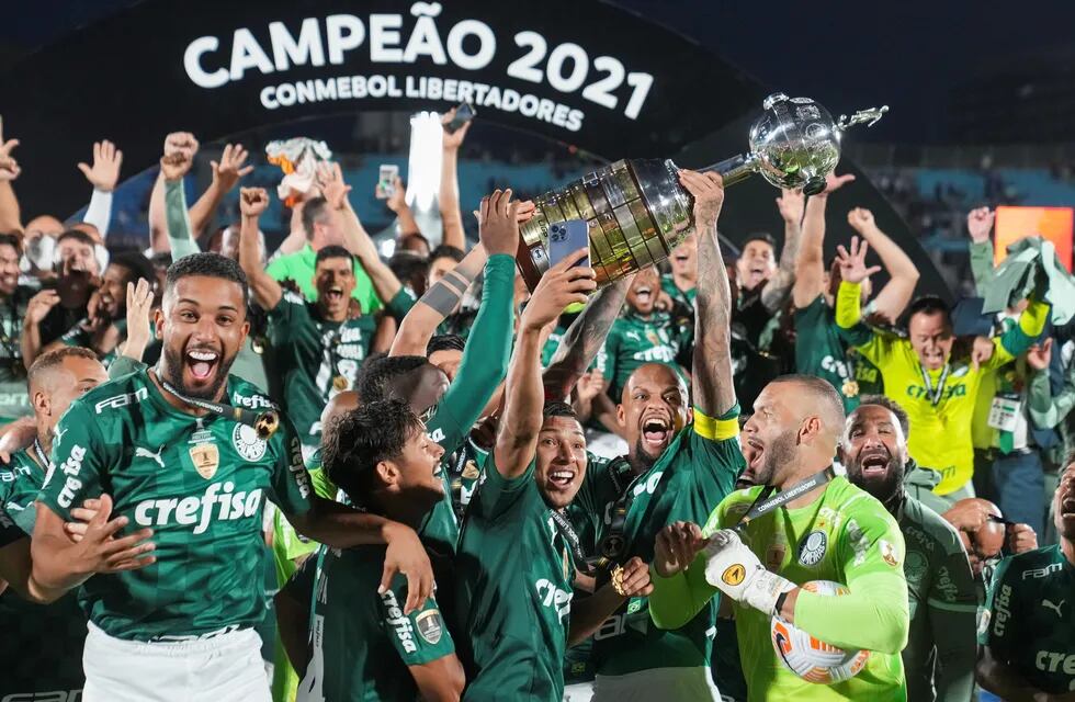 Palmeiras campeón de la Libertadores 2021, competirá el Mundial de Clubes por Conmebol. /AP
