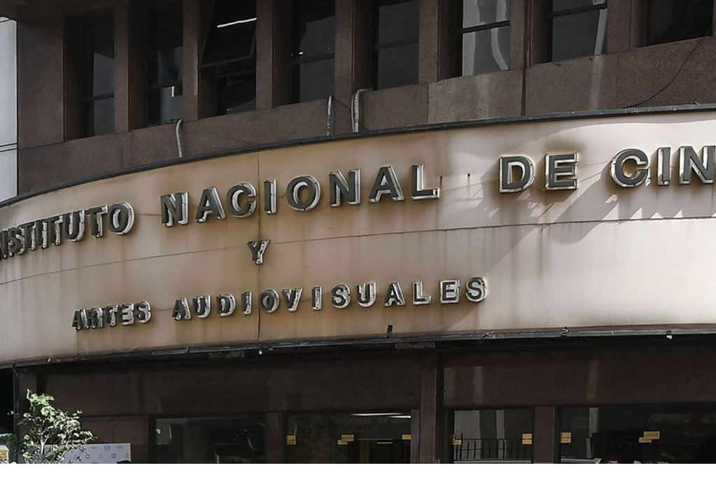 La fachada del Incaa (Instituto Nacional de Cine y Artes Audiovisuales).