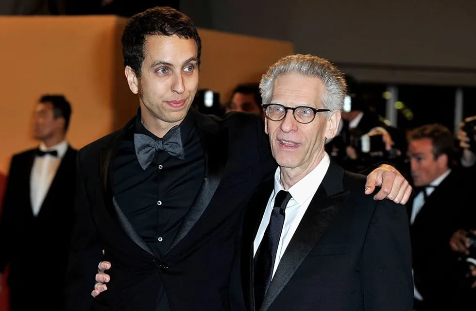 Brandon y su padre David Cronenberg, maestro del horror - Getty Images