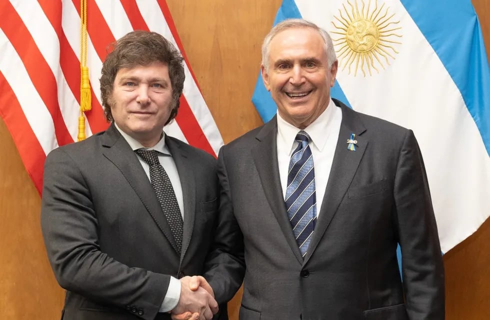 Javier Milei y Marc Stanley, embajador de EE.UU. en Argentina