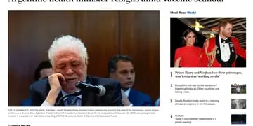 medios del mundo reflejaron el escándalo de las vacunas de Argentina