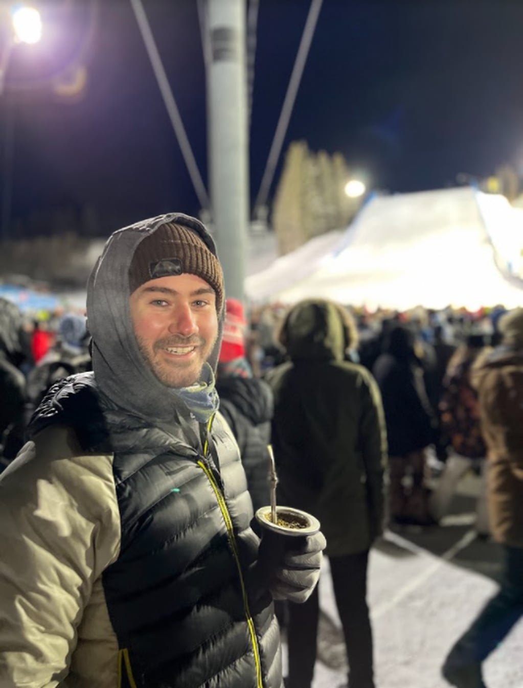 Un mendocino en Aspen: es instructor de esquí y participará de una competencia mundial. Foto: Gentileza Andrés Martínez Giardini.