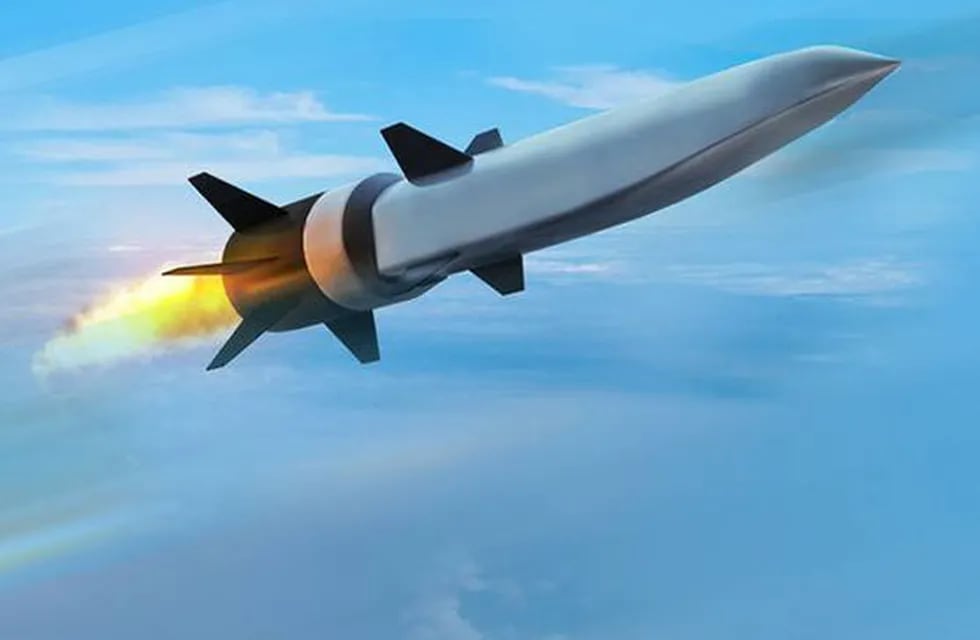 Ilustración de misil hipersónico