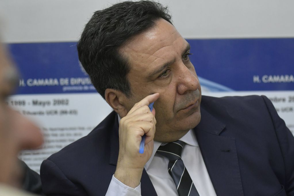 Gustavo Cairo, presidente del Bloque de Diputados de Pro en Mendoza
Foto: Orlando Pelichotti