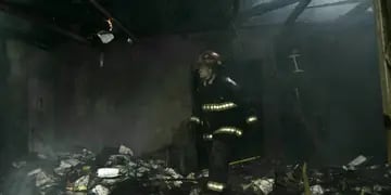 Incendio en una metalúrgica de Maipú