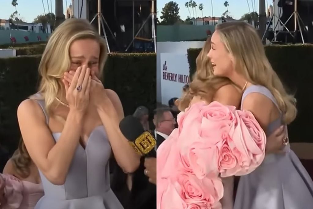 El momento en que Brie Larson conoció a Jennifer López. / Captura