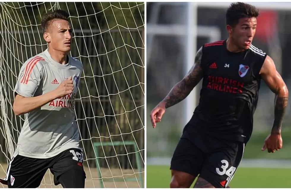 Braian Romero y Enzo Fernández, los nuevos jugadores del Millonario de Gallardo. / Instagram