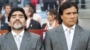 Maradona y el Negro Enrique