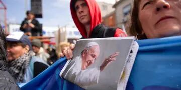 Se realizó la misa de desagravio al papa Francisco frente los dichos de Milei