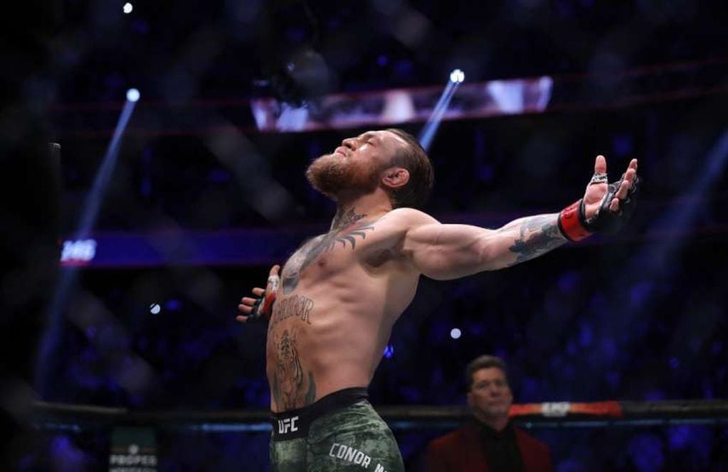 
    McGregor apabulló a su rival. // AFP.
   