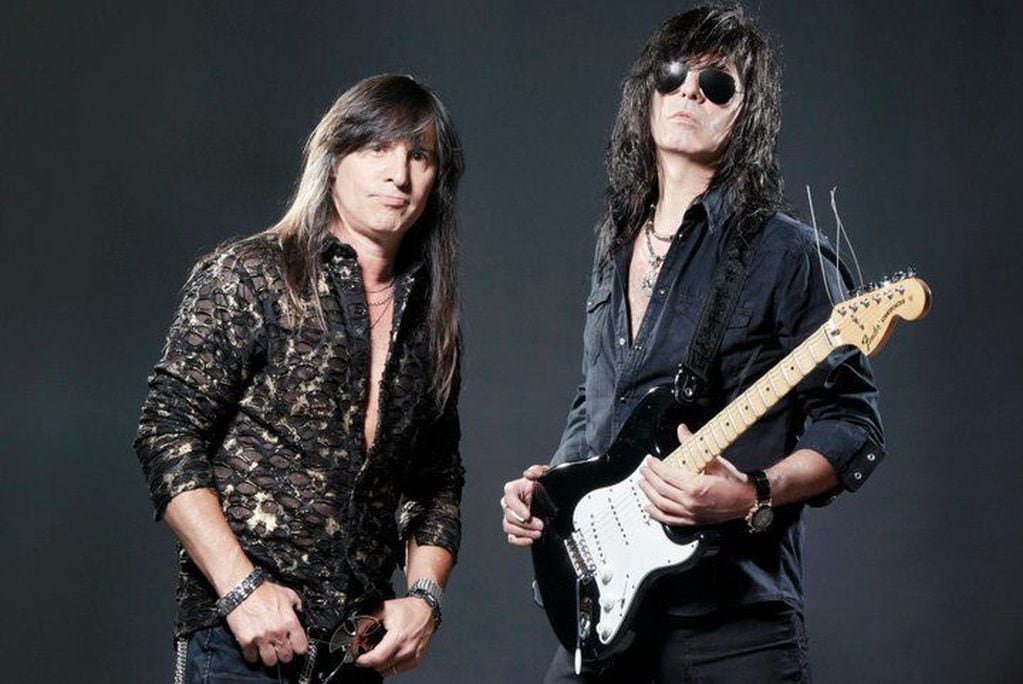Adrián Barilari y Walter Giardino, fundadores de la banda de hard rock que sigue haciendo historia.