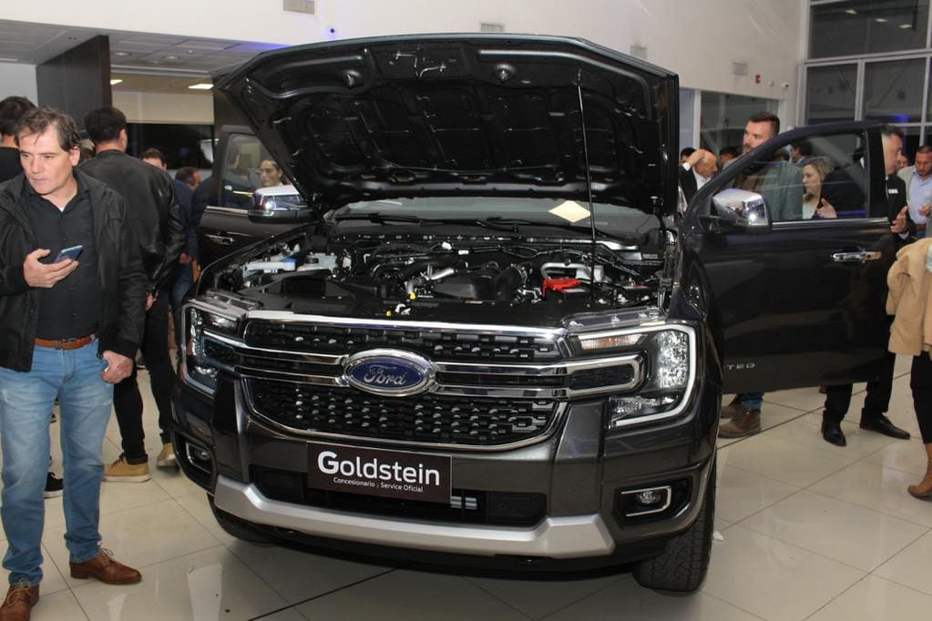Presentación de la nueva Ford Ranger en concesionarias Goldstein. Foto: Nicolás Guevara