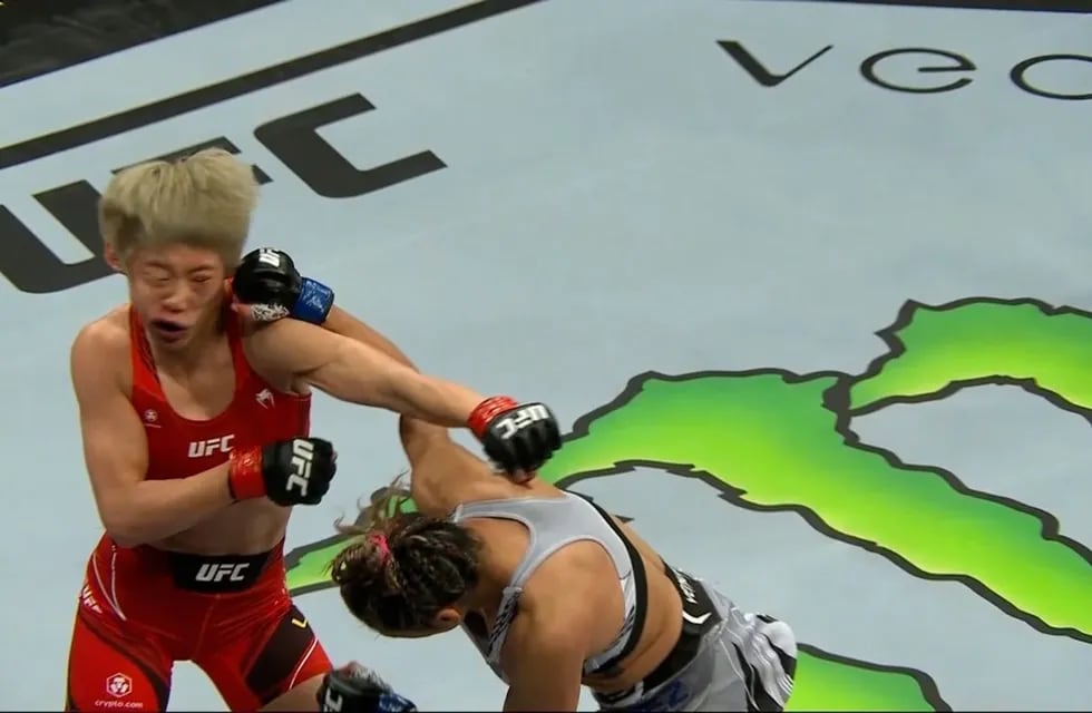 La argentina Silvana Gómez Juárez, hizo historia al ganar por nocaut en la UFC. / Captura de video