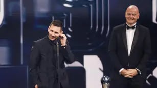 Messi ganó el premio al mejor jugador del Mundo en los premios The Best en los FIFA Football Awards