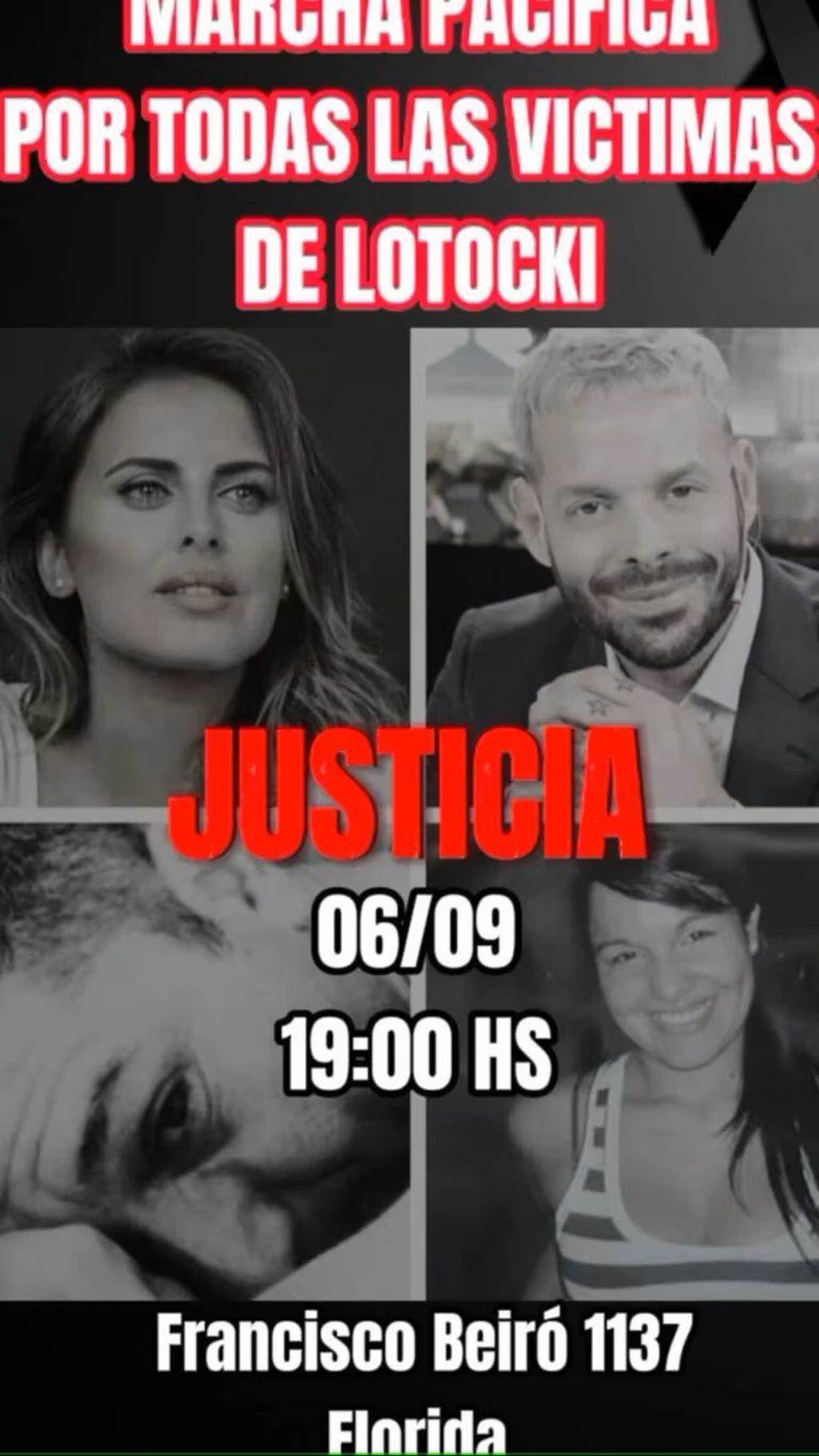 Marcha contra Aníbal Lotocki: cuándo y dónde será el pedido de justicia por Silvina Luna