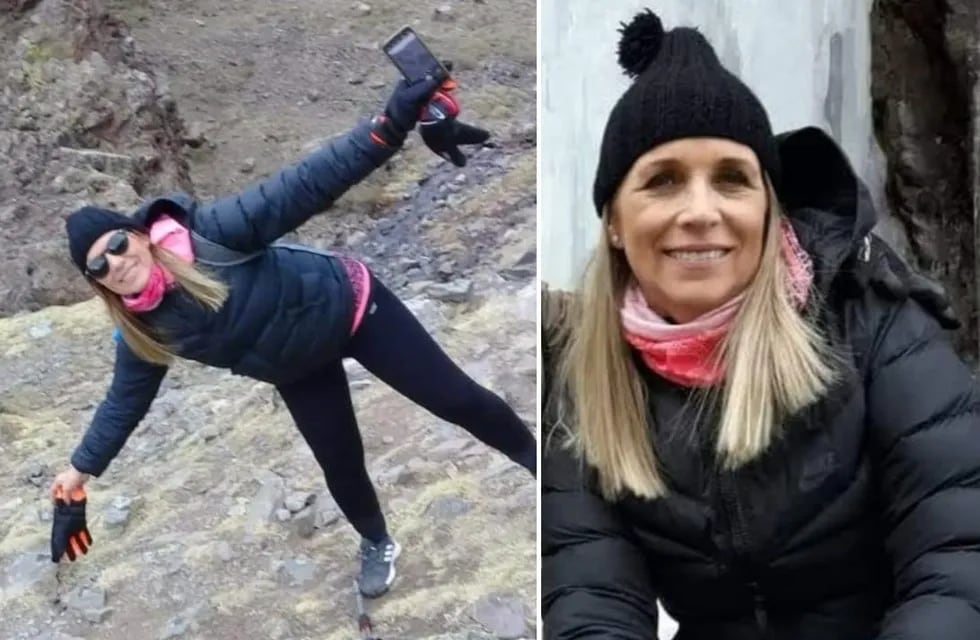 Liliana Vicario (54) murió haciendo trekking en el cerro Cajón de Minas - Gentileza