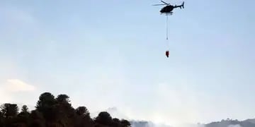Cayó un helicoptero en Aluminé