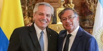 Alberto Fernández y Gustavo Petro