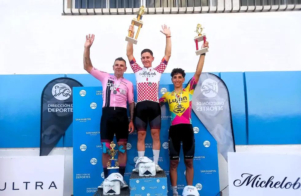 Christian Moyano, Facundo Bassi y Bernardo Cambareri, los tres más destacados en la tradicional Vuelta del Este.