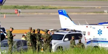 Ataque terrorista en un aeropuerto de Colombia